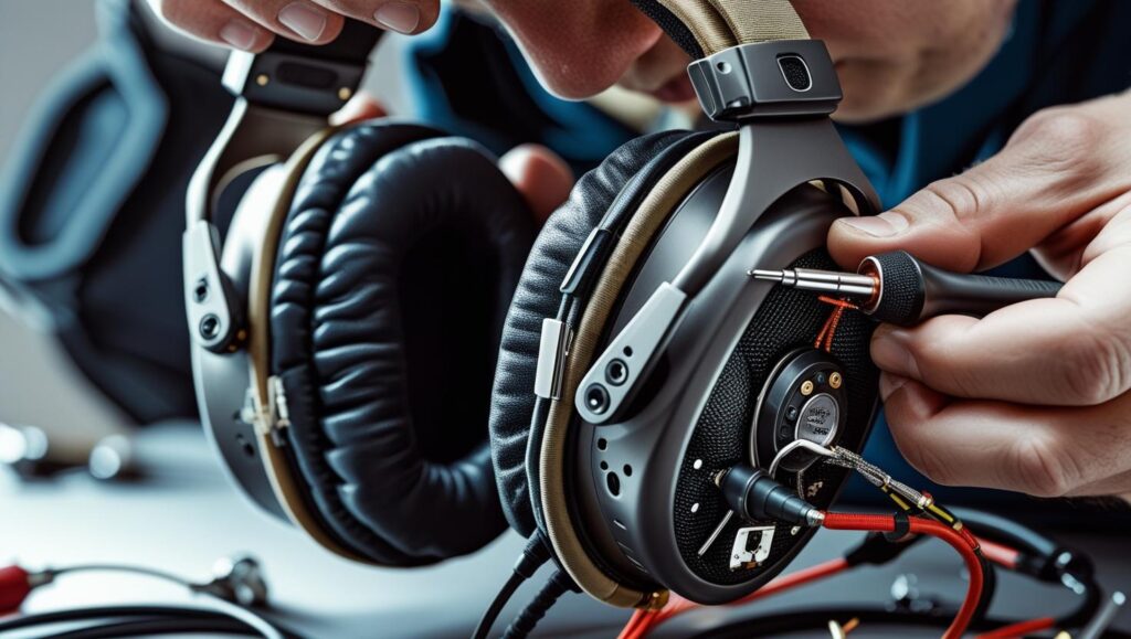 aviation headset repair 